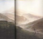Caspar David Friedrich Mist Rising in the Riesengebirge (mk10) oil painting